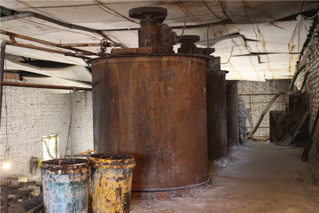 硅線石車(chē)間一角